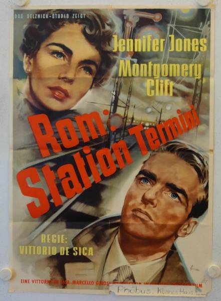 Roma Stazione Termini - Indiscretion of an American Wife original release german movie poster